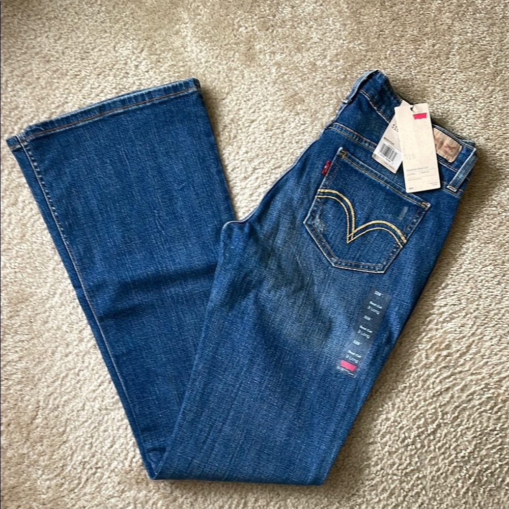 Levi's Women's Blue Bootcut Super Low Rise Jeans - Size 9 Long